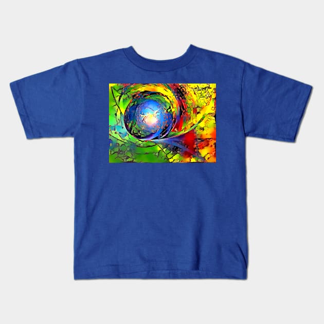 Joyful Frenzy Kids T-Shirt by ArtlyStudio